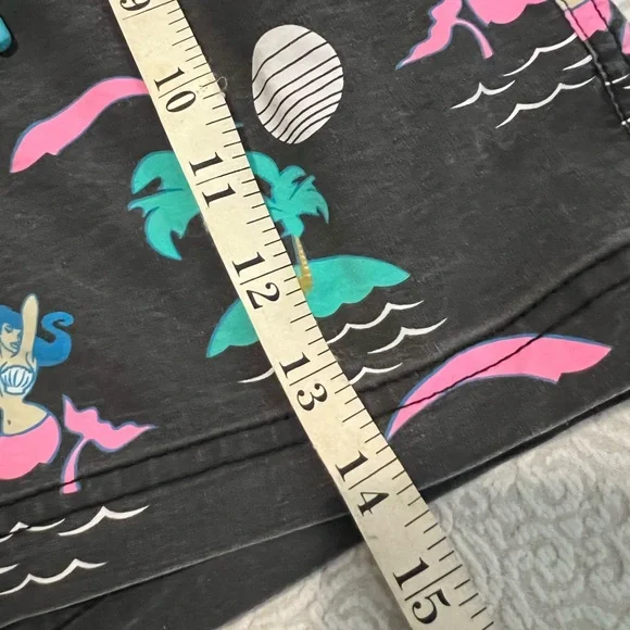 Party Pants Men’s Swim Trunks Novelty Print Board Shorts Beach Tropical Y2K - Picture 10 of 11